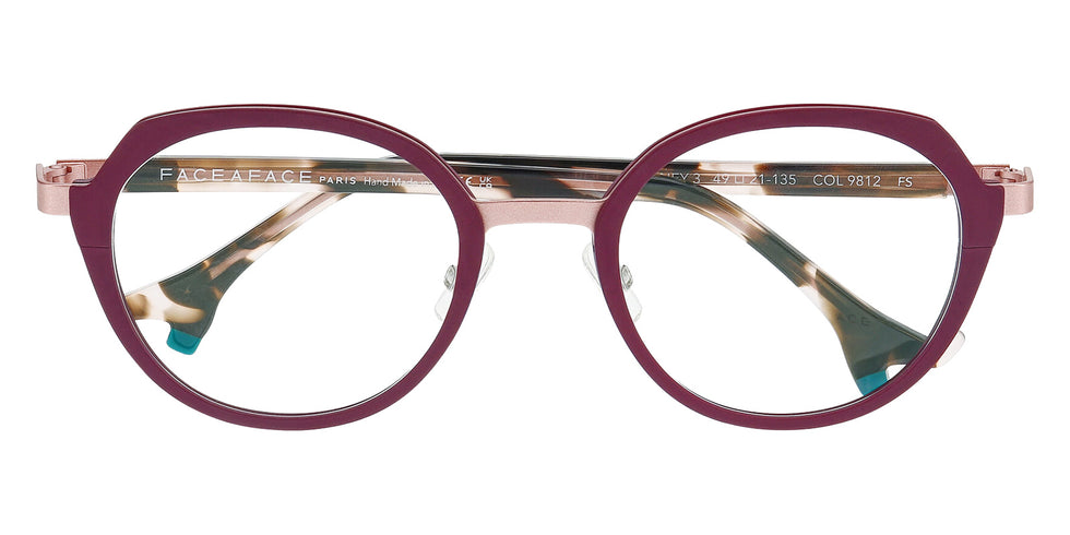 Face a Face® BOCCA SYDNEY 3 FAF BOCCA SYDNEY 3 9812 49 - Antique Rose Eyeglasses
