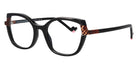 Face A Face® BOCCA TWEET 1 FAF BOCCA TWEET 1 100 51 - Black (100) Eyeglasses