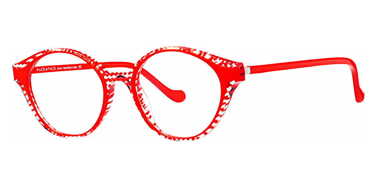 Face A Face® BULLE 1 FAF BULLE 1 6401 48 - Red Dotted (6401) Eyeglasses