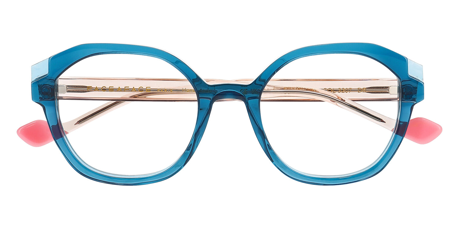Face A Face® CHROMA 1 FAF CHROMA 1 3207 50 - Grey Blue Petrol Transparent (3207) Eyeglasses