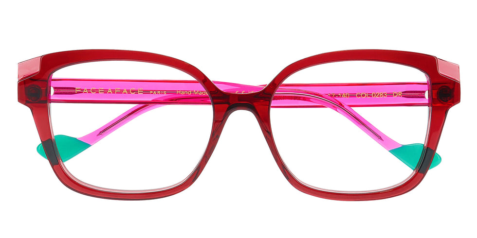 Face A Face® CHROMA 2 FAF CHROMA 2 0283 54 - Transparent Eggplant (283) Eyeglasses