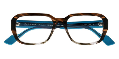Face A Face® CLINT 1 FAF CLINT 1 1266 54 - Wind Gray on Crystal (1266) Eyeglasses