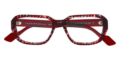 Face A Face® CLINT 1 FAF CLINT 1 6631 54 - Pixel Red and Blue (6631) Eyeglasses