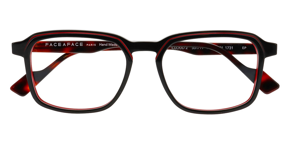 Face A Face® CLOUD 2 FAF CLOUD 2 1731 55 - Black/Red (1731) Eyeglasses