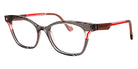 Face A Face® DARIA 2 FAF DARIA 2 4321 51 - Transparent Striped Amber (4321) Eyeglasses