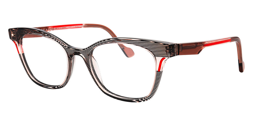 Face A Face® DARIA 2 FAF DARIA 2 4321 51 - Transparent Striped Amber (4321) Eyeglasses
