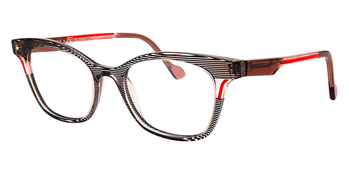 Face A Face® DARIA 2 FAF DARIA 2 4321 51 - Transparent Striped Amber (4321) Eyeglasses