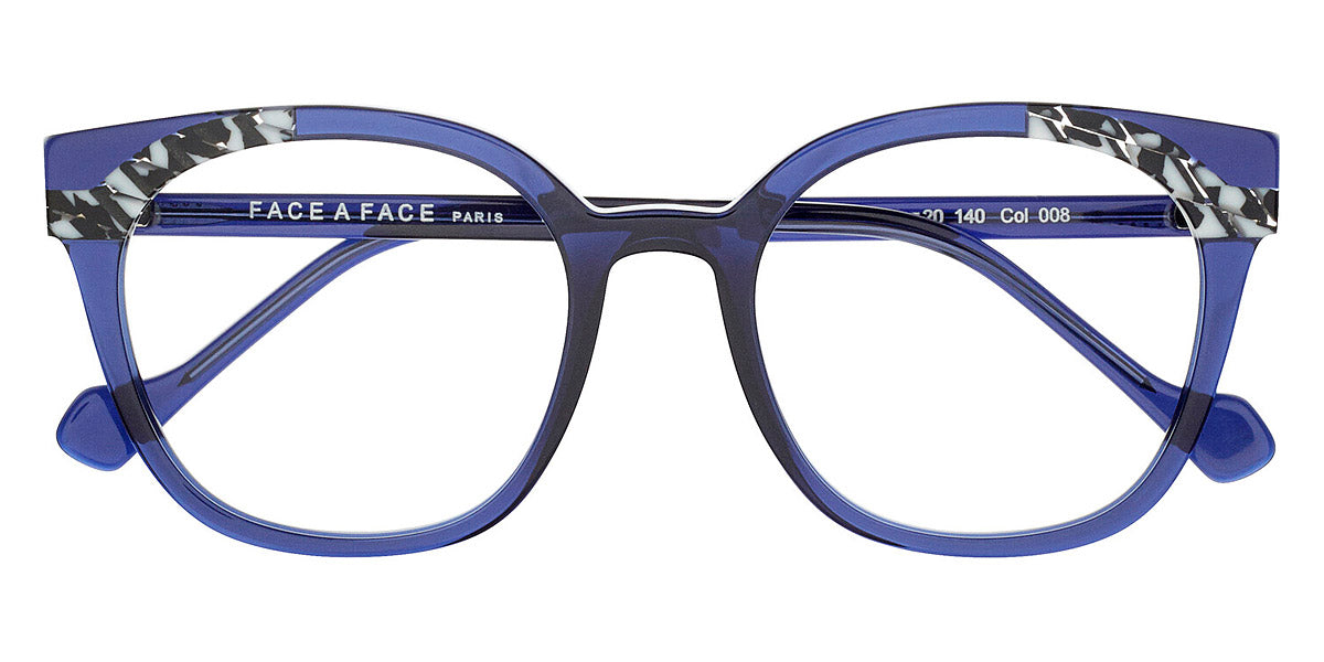 Face A Face® DJAZZ 1 FAF DJAZZ 1 008 51 - Ink Blue (008) Eyeglasses