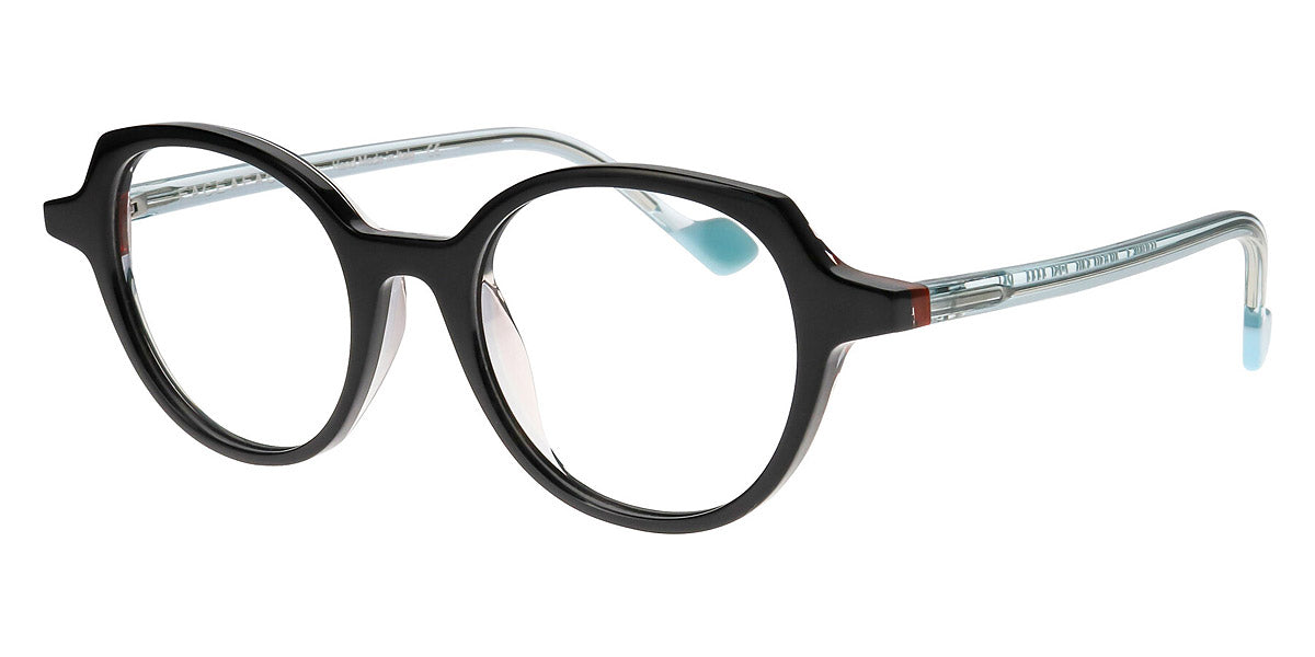 Face A Face® DJUNE 1 FAF DJUNE 1 1111 48 - Crystal/Black (1111) Eyeglasses