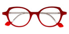 Face A Face® DJUNE 1 FAF DJUNE 1 2216 48 - Red Transparent/Flash Red (2216) Eyeglasses