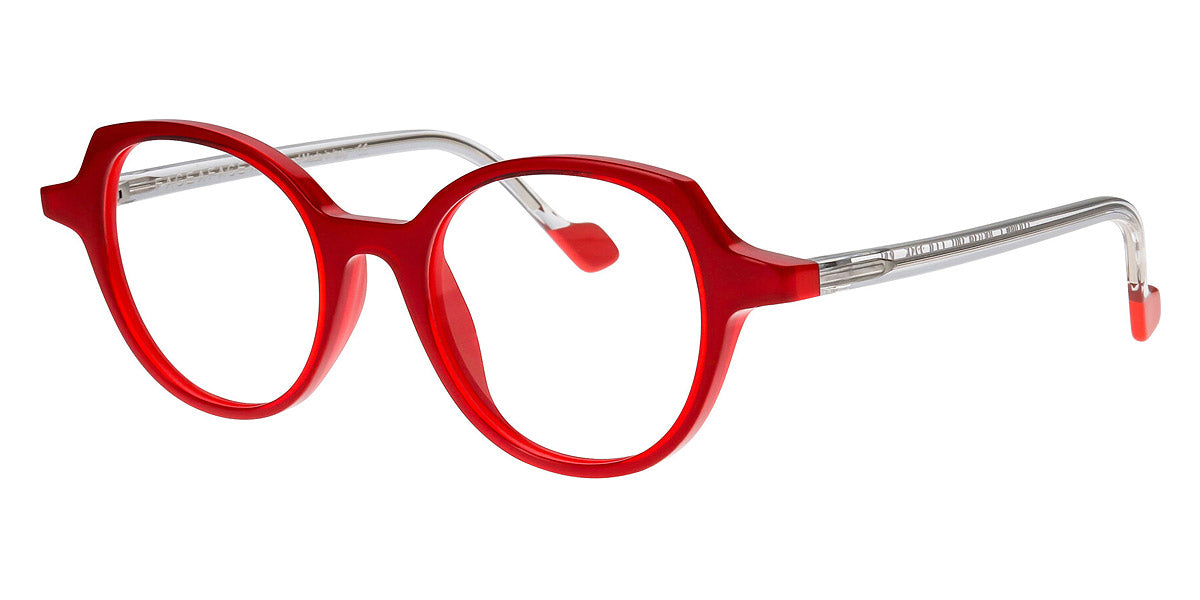 Face A Face® DJUNE 1 FAF DJUNE 1 2216 48 - Red Transparent/Flash Red (2216) Eyeglasses