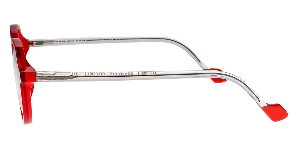 Face A Face® DJUNE 1 FAF DJUNE 1 2216 48 - Red Transparent/Flash Red (2216) Eyeglasses