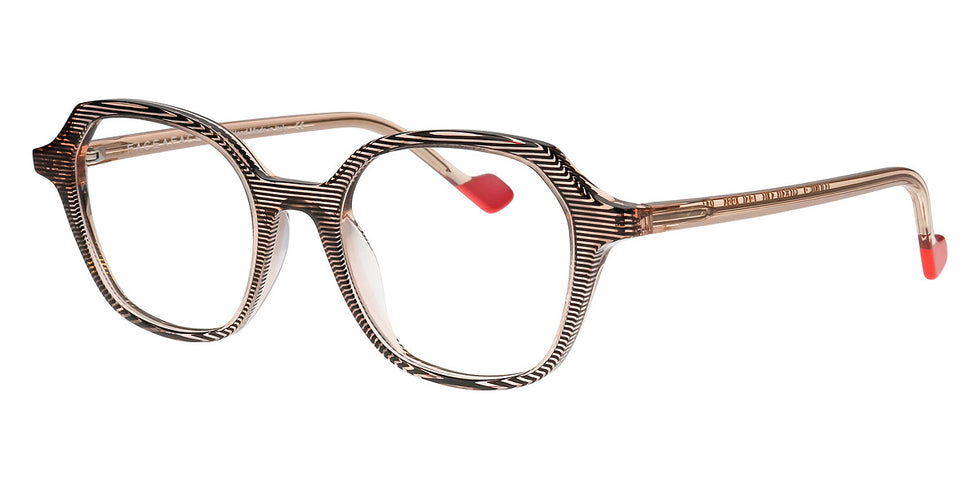Face A Face® DJUNE 2 FAF DJUNE 2 4321 50 - Transparent Striped Amber (4321) Eyeglasses