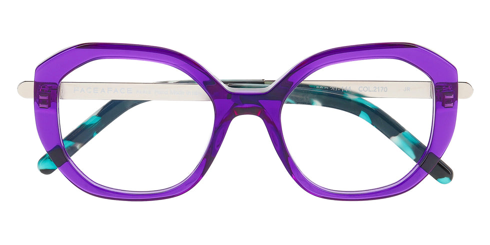 Face A Face® DUNES 1 FAF DUNES 1 2170 52 - Violet Light Transparent (2170) Eyeglasses