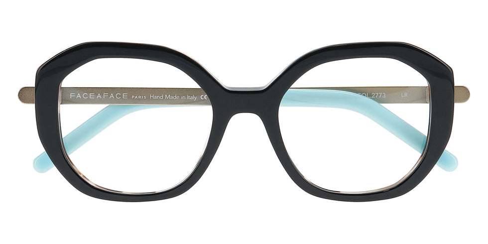 Face A Face® DUNES 1 FAF DUNES 1 2773 52 - Black On Congo (2773) Eyeglasses