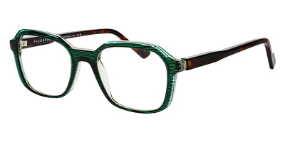 Face A Face® ECHOS 1 FAF ECHOS 1 1107 51 - Transparent Striped Dark Green (1107) Eyeglasses