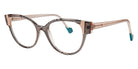 Face A Face® EILEEN 2 FAF EILEEN 2 4321 52 - Transparent Striped Amber (4321) Eyeglasses