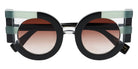 Face A Face® FACES 1 FAF FACES 1 0100 46 - Black (100) Sunglasses