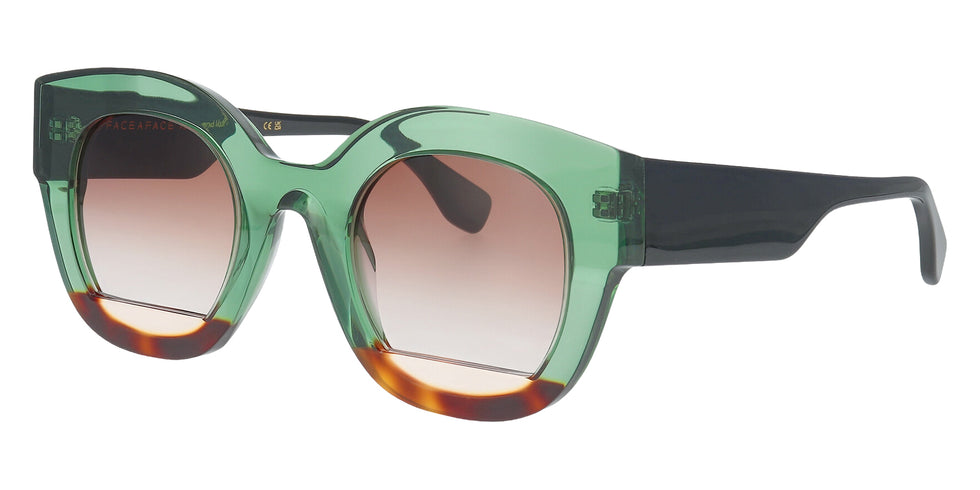 Face a Face® FILL 2 Sunglasses - 2725 - TRANSPARENT HUNTER GREEN