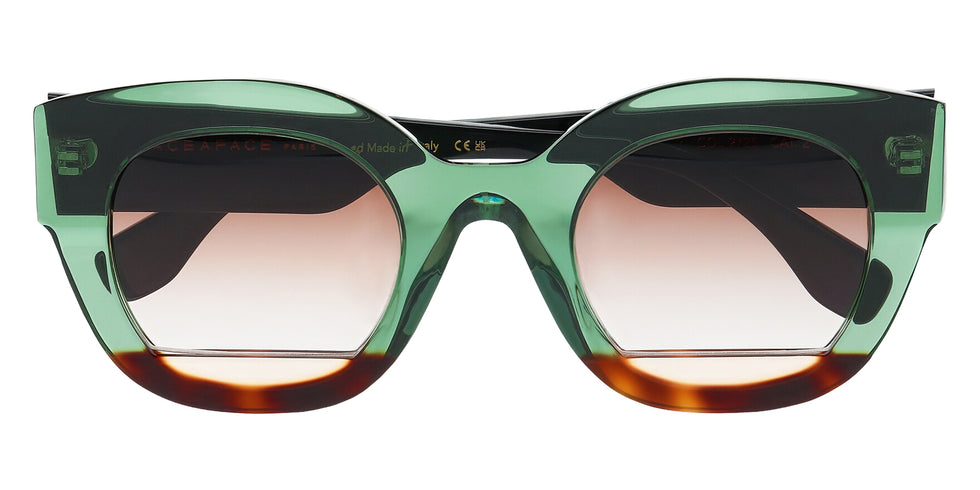 Face a Face® FILL 2 Sunglasses - 2725 - TRANSPARENT HUNTER GREEN
