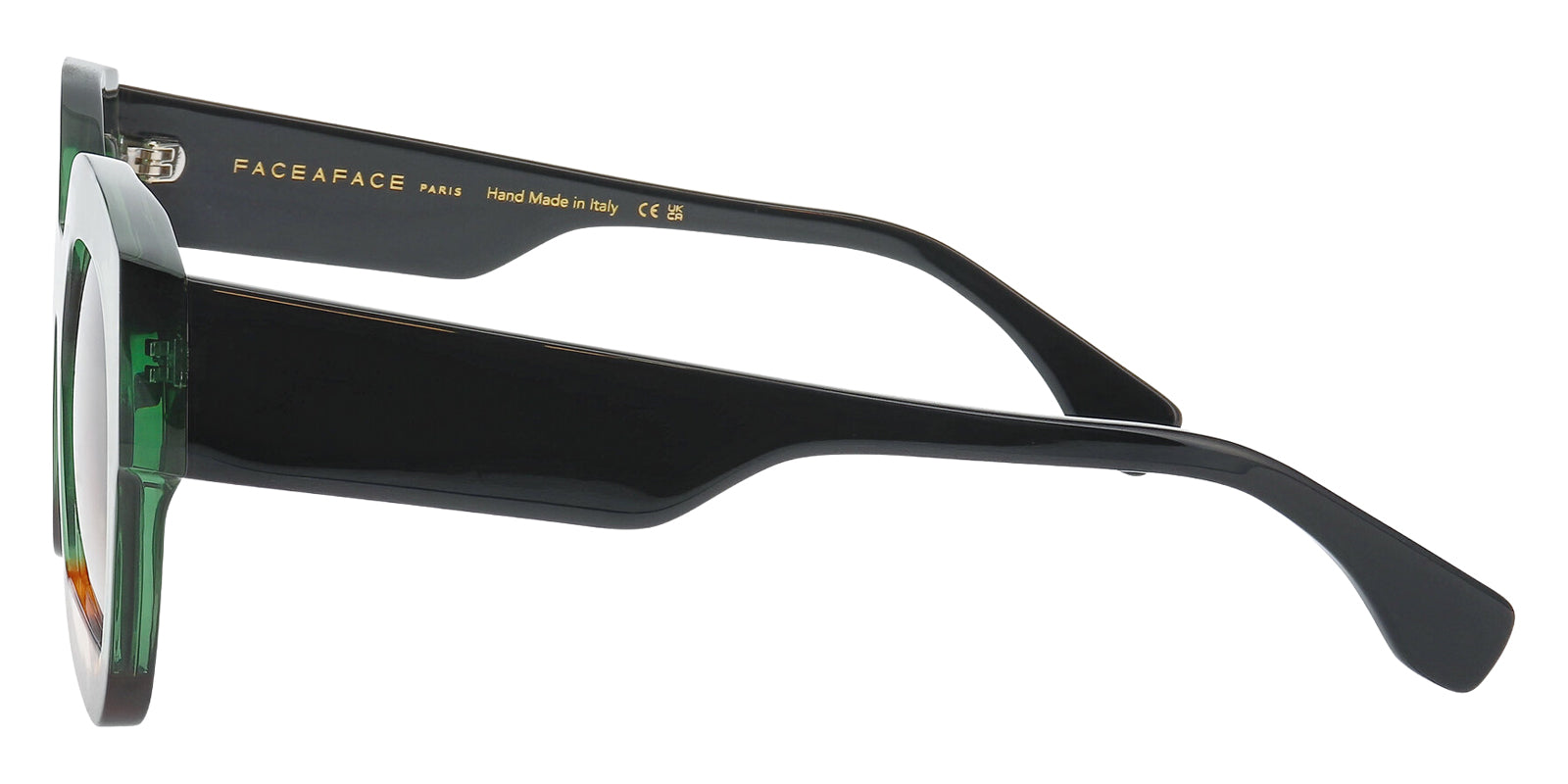 Face a Face® FILL 2 Sunglasses - 2725 - TRANSPARENT HUNTER GREEN