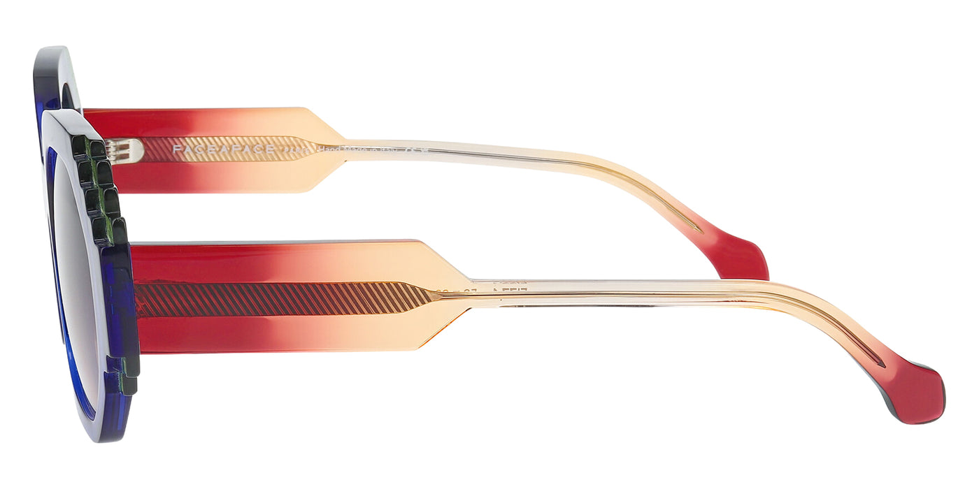 Face a Face® FIZZ 1 Sunglasses - 1682 - ULTRA BLUE TRANSPARENT