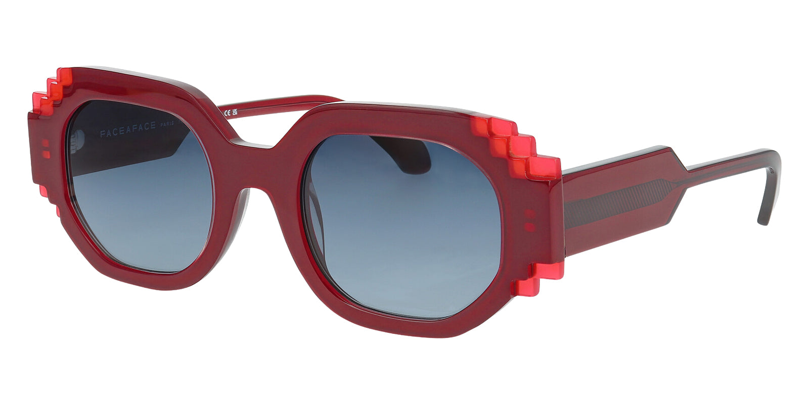 Face a Face® FIZZ 2 Sunglasses - 2921 - BORDEAU CRYSTAL TOP