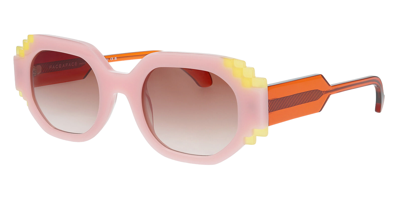 Face a Face® FIZZ 2 Sunglasses - 3003 - OPAQUE CLEAR PINK