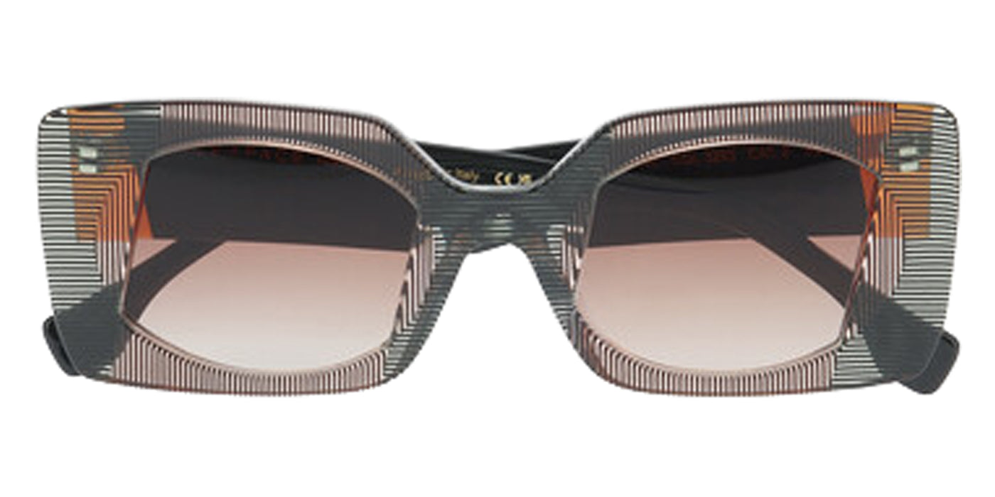 Face a Face® FLARE 1 Sunglasses - 3293 - TRANSPARENT STRIPPED GREEN HOR.