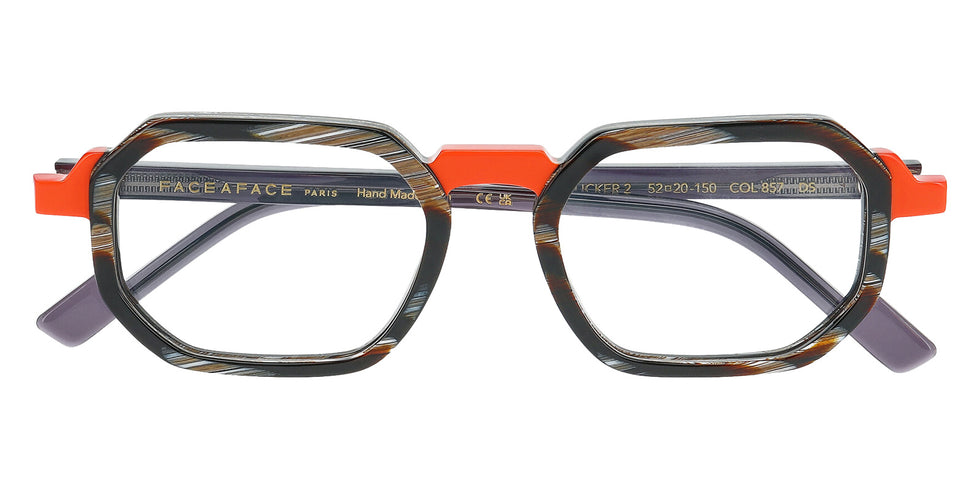 Face a Face® FLICKER 2 FAF FLICKER 2 857 52 - Black Horn Eyeglasses