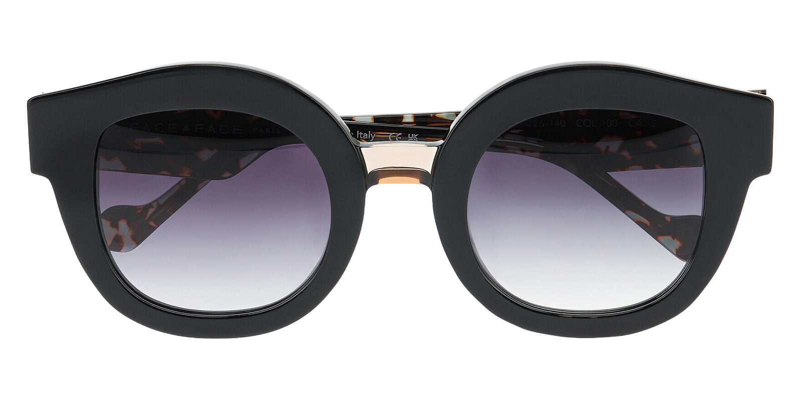 Face a Face® FLOW 1 Sunglasses - 0100 - BLACK