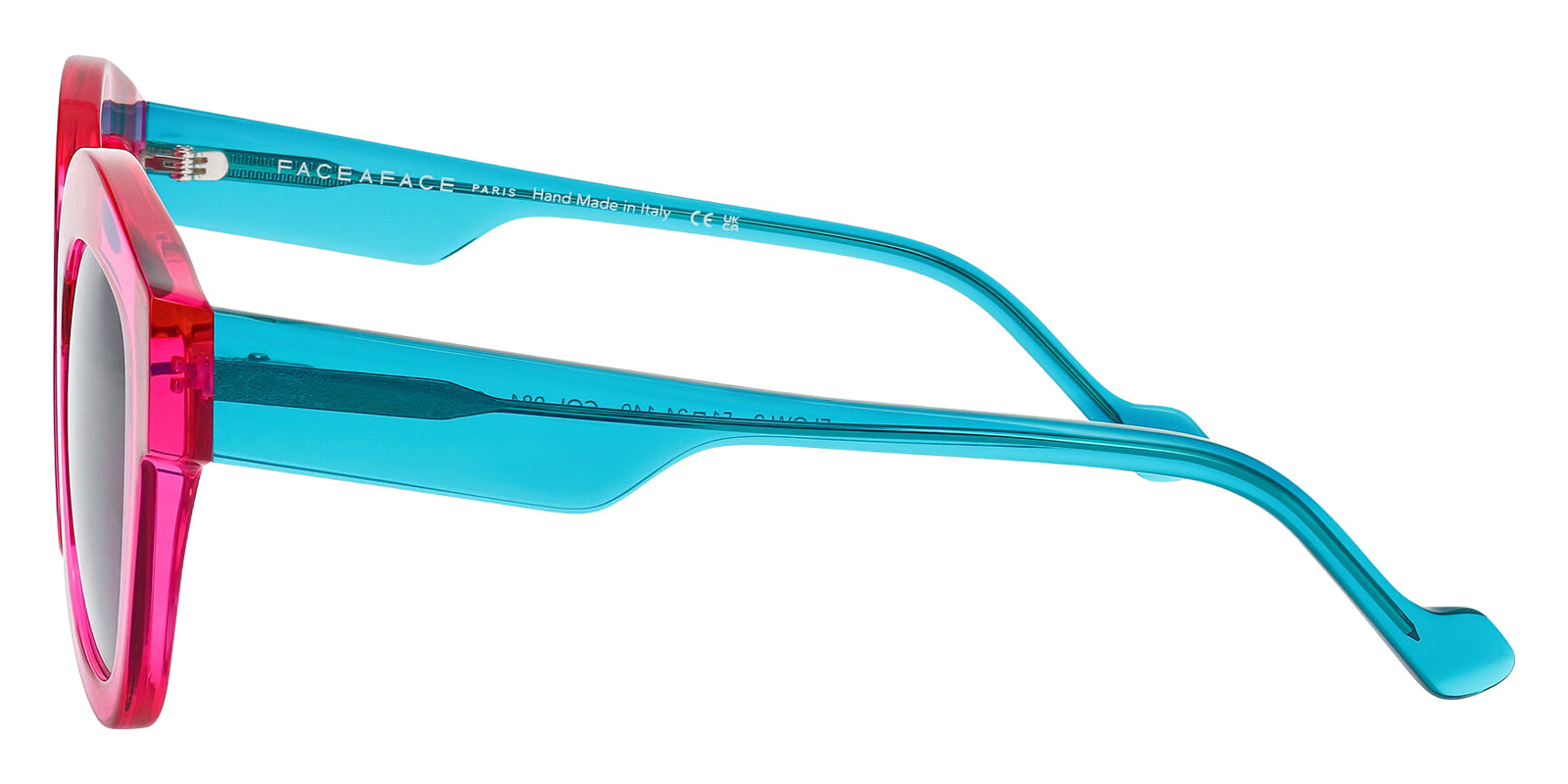 Face a Face® FLOW 2 Sunglasses - 0084 - ROSE FUSHIA TRANSPARENT