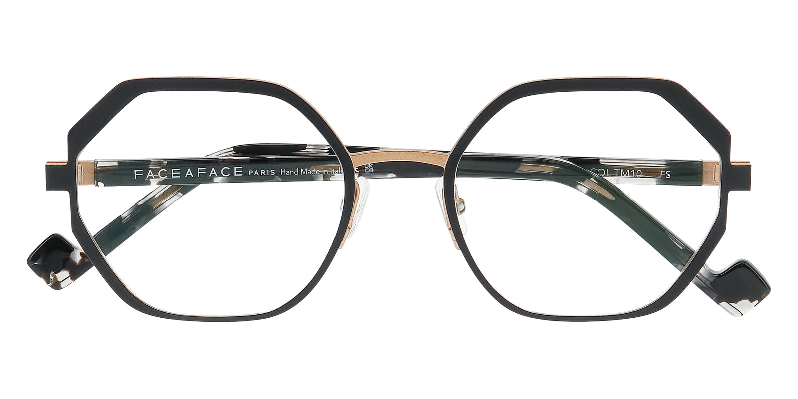 Face a Face® FOLD 2 FAF FOLD 2 TM10 53 - Dark Black Eyeglasses