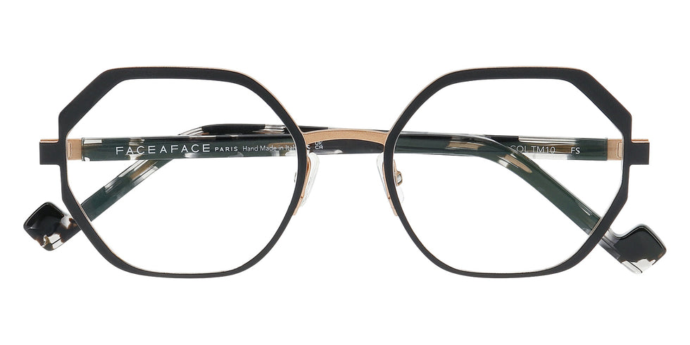 Face a Face® FOLD 2 FAF FOLD 2 TM10 53 - Dark Black Eyeglasses