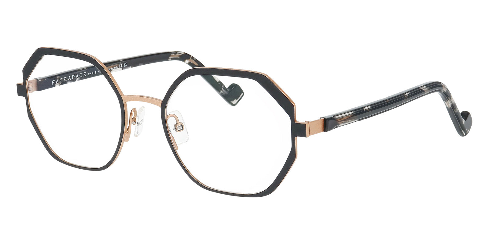 Face a Face® FOLD 2 FAF FOLD 2 TM10 53 - Dark Black Eyeglasses