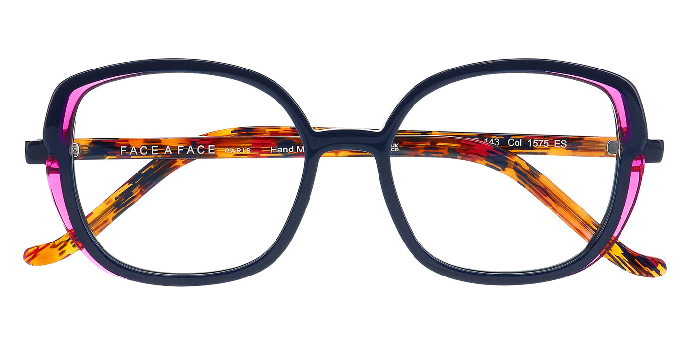 Face a Face® FOLLOW 2 FAF FOLLOW 2 1575 51 - Blue Purple Opaque  Eyeglasses