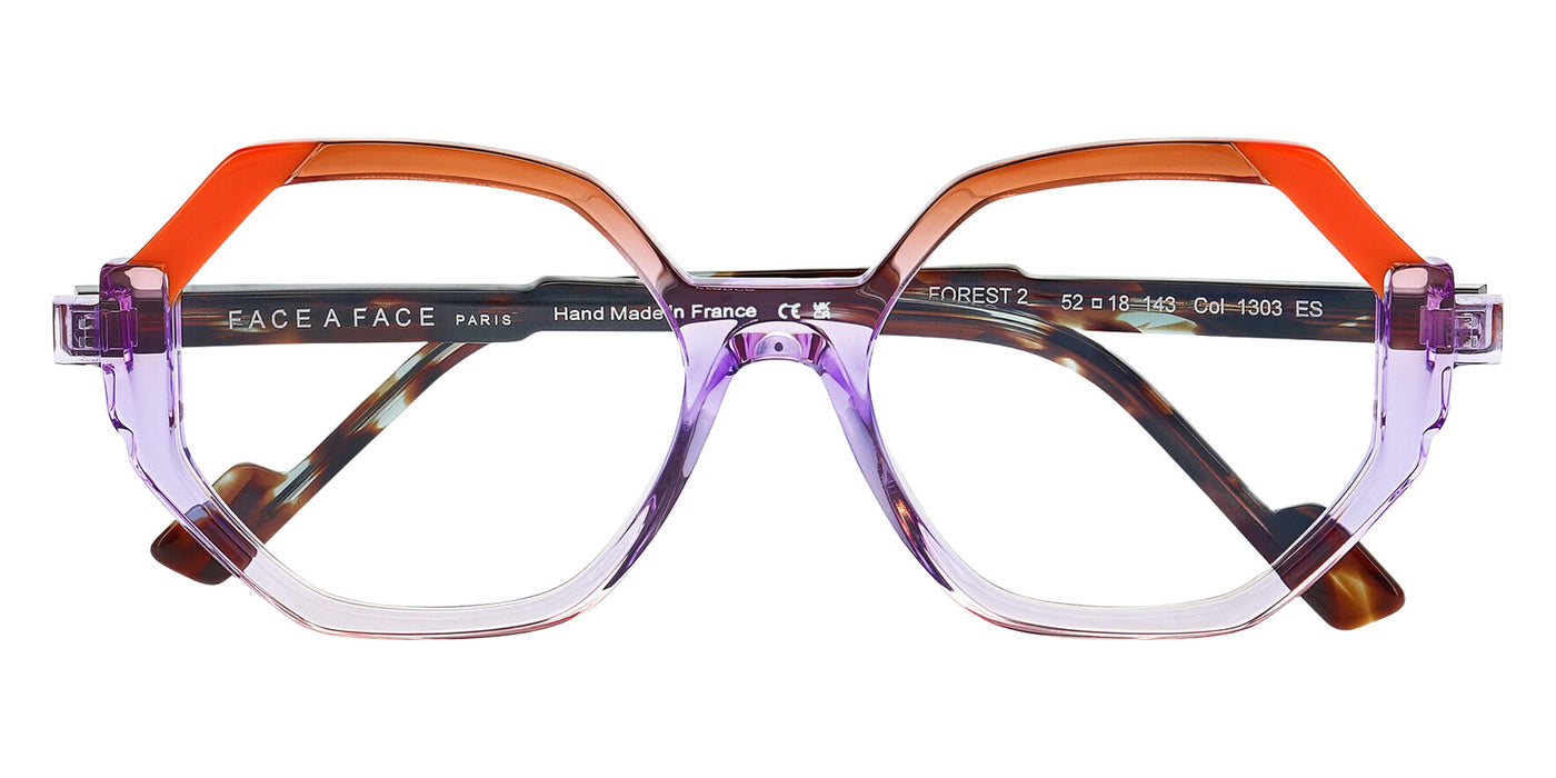 Face a Face® FOREST 2 FAF FOREST 2 1303 52 - Gradient Perry Brown Eyeglasses