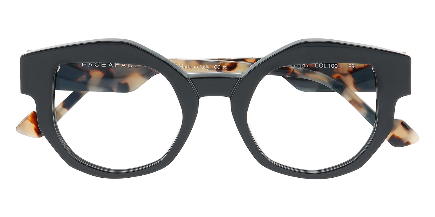Face A Face® FRAMED 1 FAF FRAMED 1 0100 49 - Black (100) Eyeglasses
