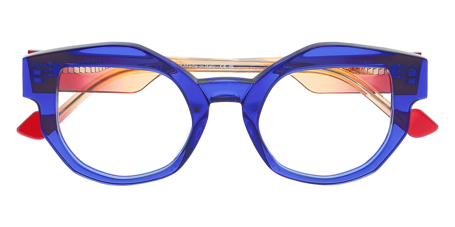 Face A Face® FRAMED 1 FAF FRAMED 1 1682 49 - Ultra Blue Transparent (1682) Eyeglasses