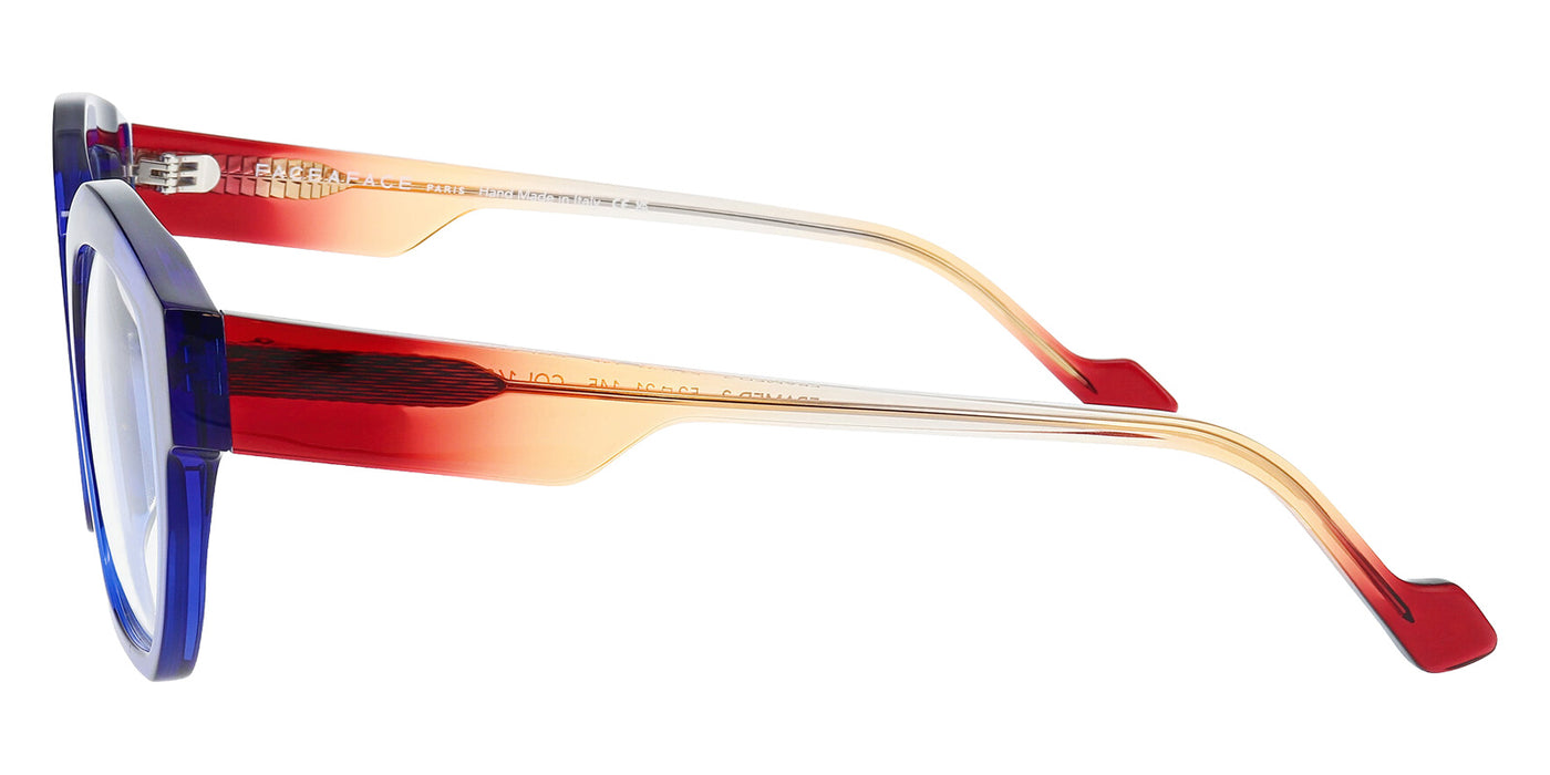Face a Face® FRAMED 3 FAF FRAMED 3 1682 52 - Ultra Blue Transparent Eyeglasses