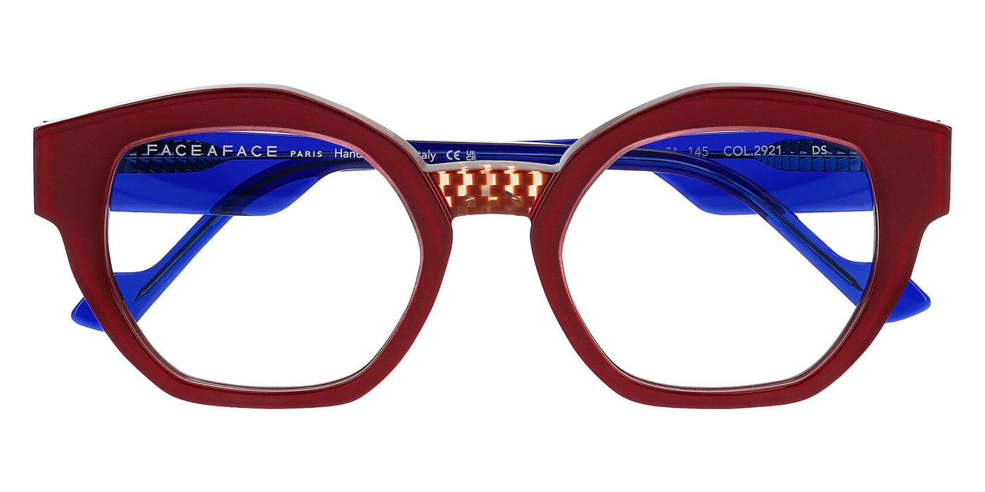 Face a Face® FRAMED 3 FAF FRAMED 3 2921 52 - Bordeau Crystal Top Eyeglasses