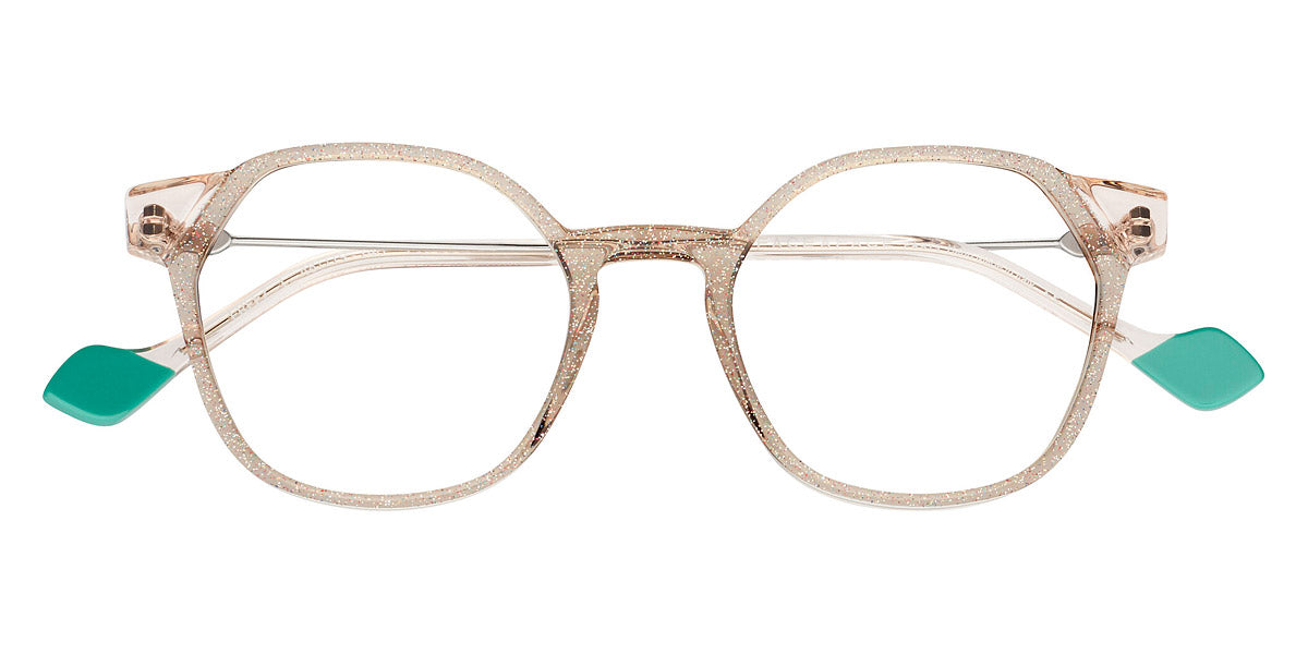 Face A Face® FREEZ 1 FAF FREEZ 1 3506 48 - Transparent Brown Flakes and Crystal (3506) Eyeglasses