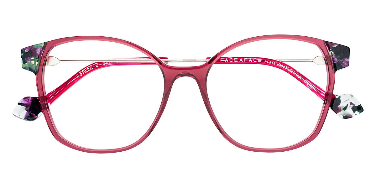 Face A Face® FREEZ 2 FAF FREEZ 2 0283 52 - Transparent Eggplant (0283) Eyeglasses