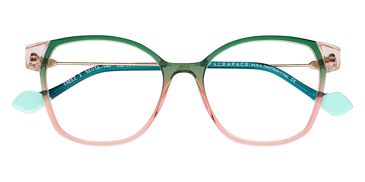 Face A Face® FREEZ 2 FAF FREEZ 2 1946 52 - Pink and Green Degrade (1946) Eyeglasses