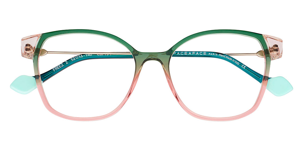 Face A Face® FREEZ 2 FAF FREEZ 2 1946 52 - Pink and Green Degrade (1946) Eyeglasses