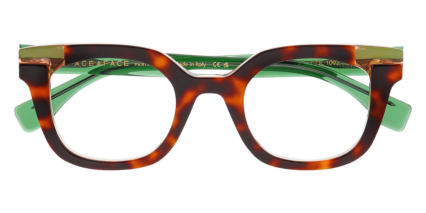 Face a Face® FRIDAY 1 FAF FRIDAY 1 1092 47 - Tortoise On Transparent Pink Eyeglasses