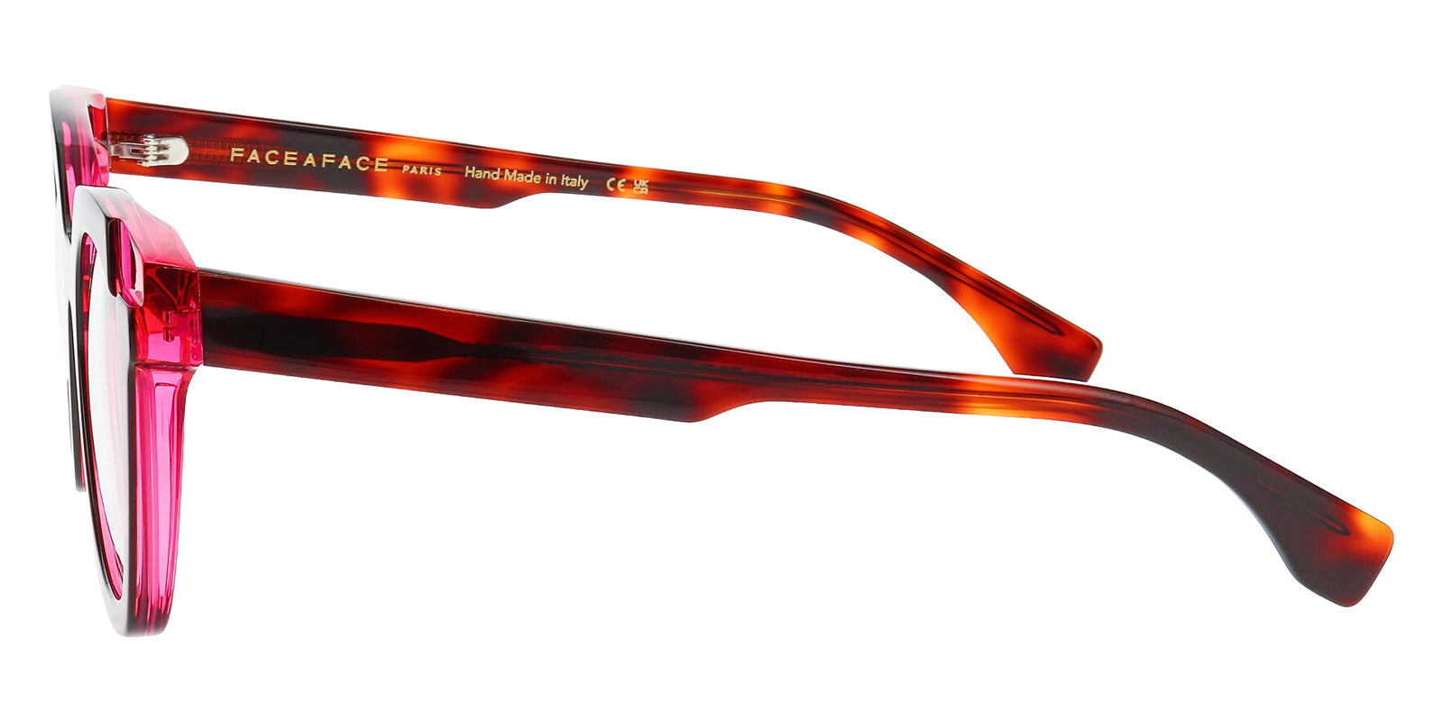 Face a Face® FRIDAY 2 FAF FRIDAY 2 2692 50 - Transparent Caramel On Neon Pink 10-70 Eyeglasses