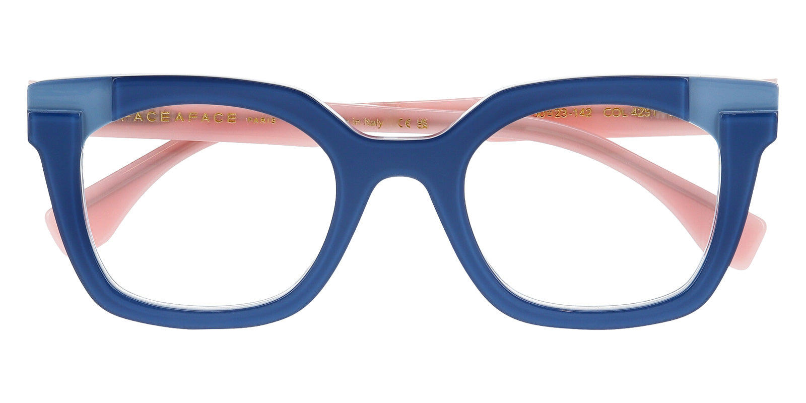 Face a Face® FRIDAY 2 FAF FRIDAY 2 4251 50 - Solid Blue Grey On Cristal Blue Eyeglasses