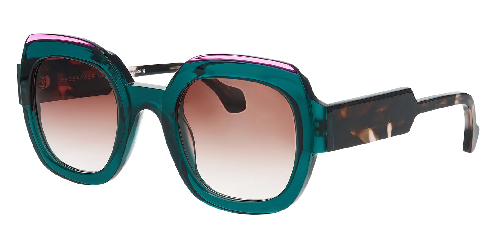 Face a Face® FROST 2 Sunglasses - 0084 - ROSE FUSHIA TRANSPARENT