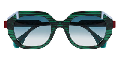 Face A Face® FUSED 1 FAF FUSED 1 1107 50 - Transparent Striped Dark Green (1107) Sunglasses